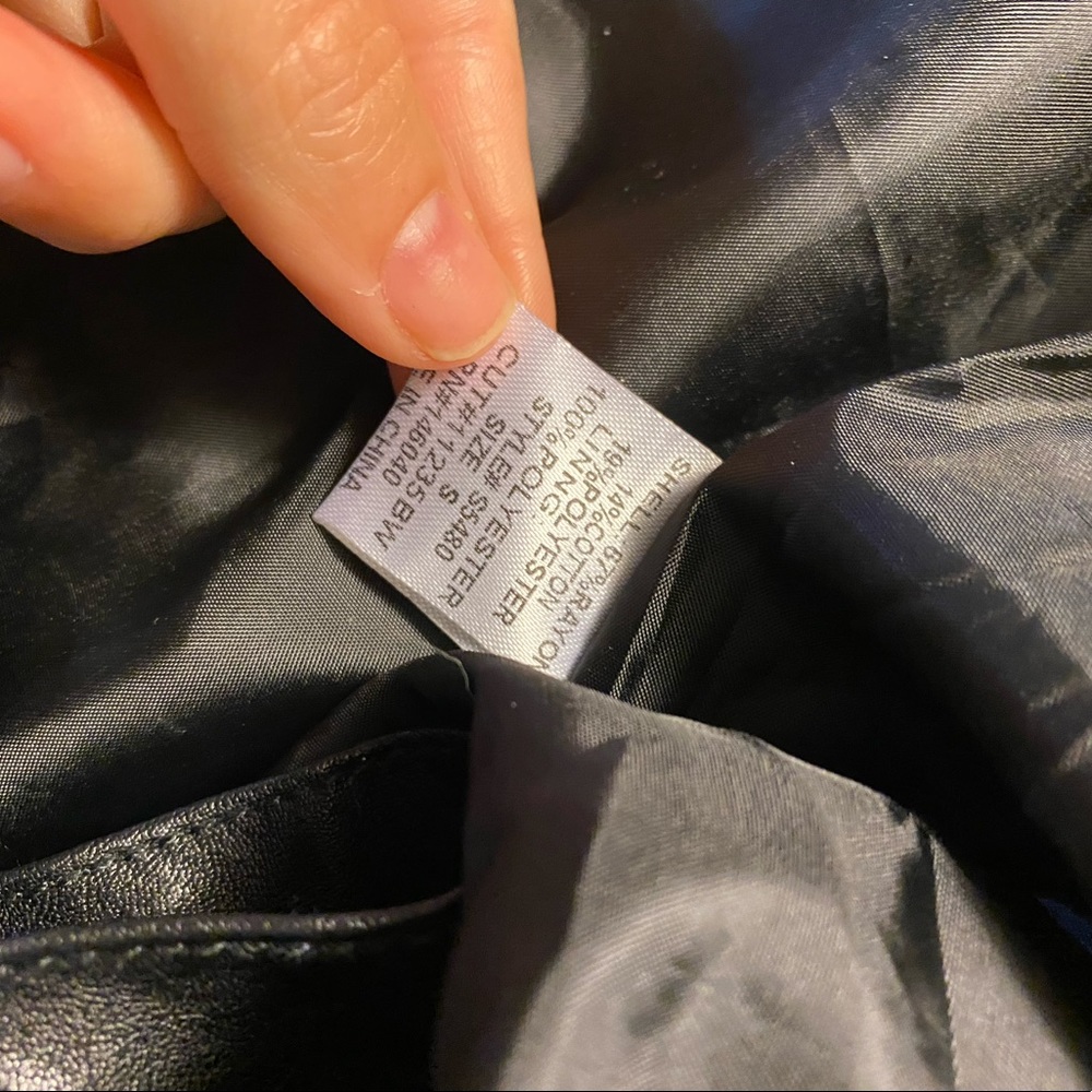 Small Faux Leather Jacket by Victoria & Sophia - Picture 5 of 5